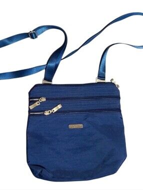 Baggallini Navy Blue Nylon Modern Pocket Crossbody Travel Bag